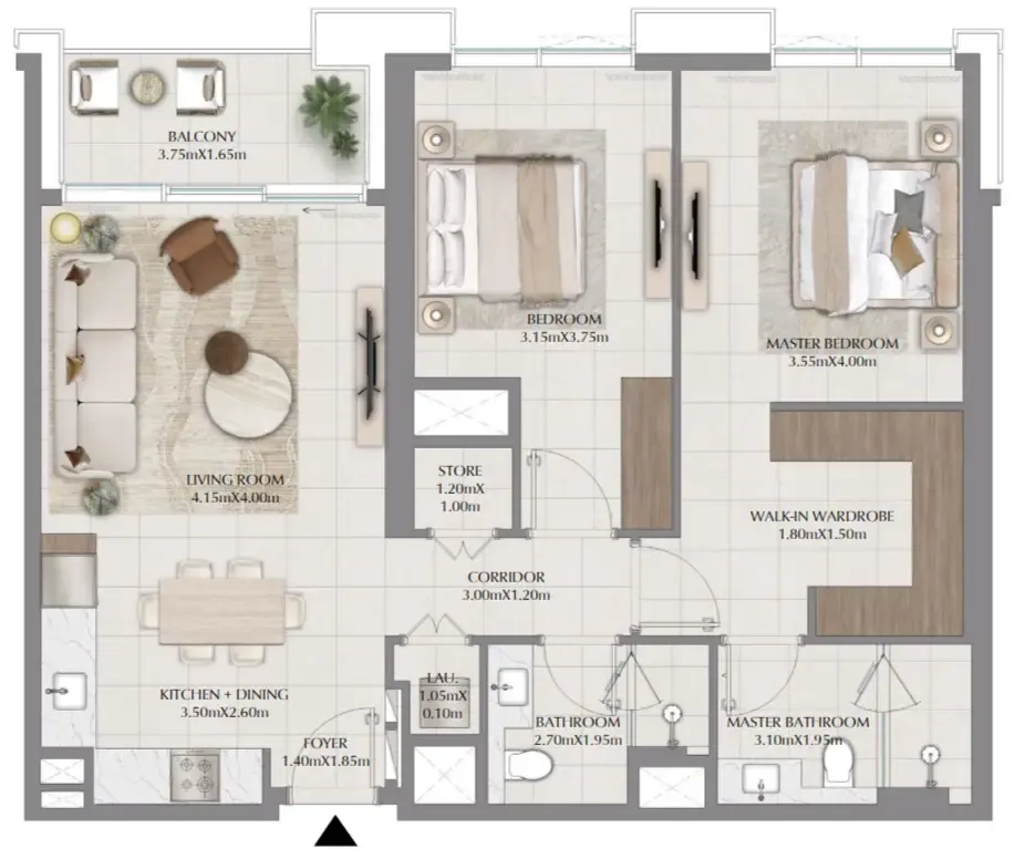 Emaar Terra Woods floor plan