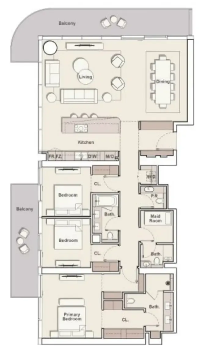 Ellington The Meriva Collection floor plan