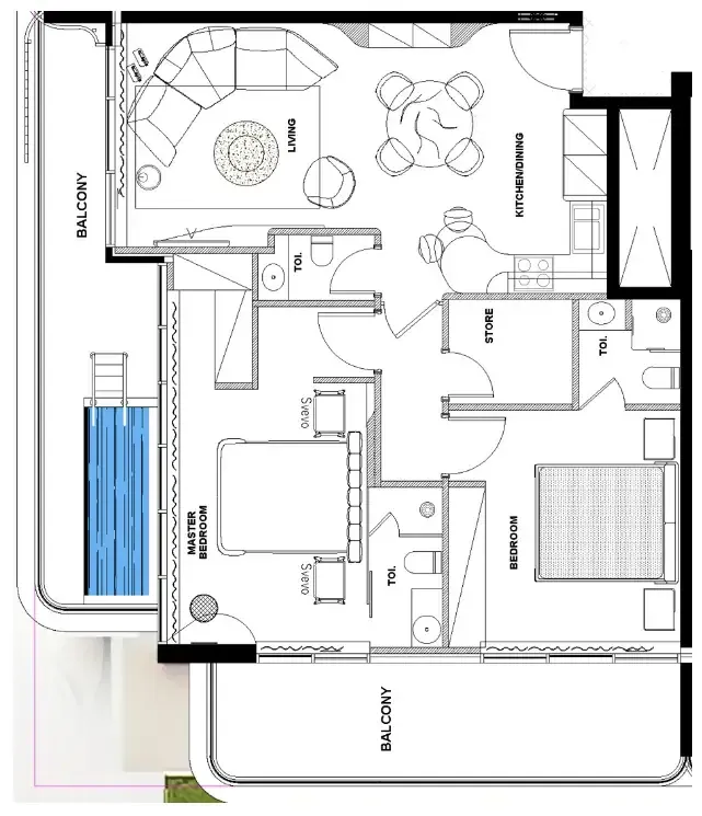 Peace Homes Development Natuzzi Harmoni floor plan
