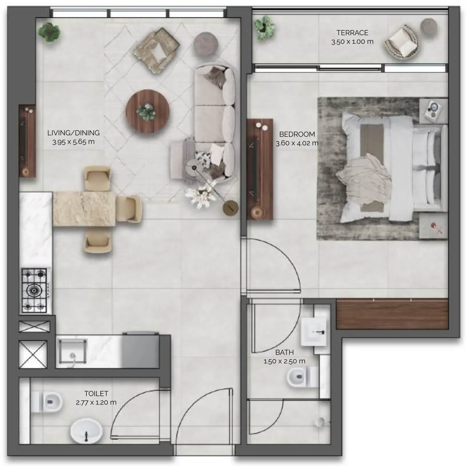 1BR Layout