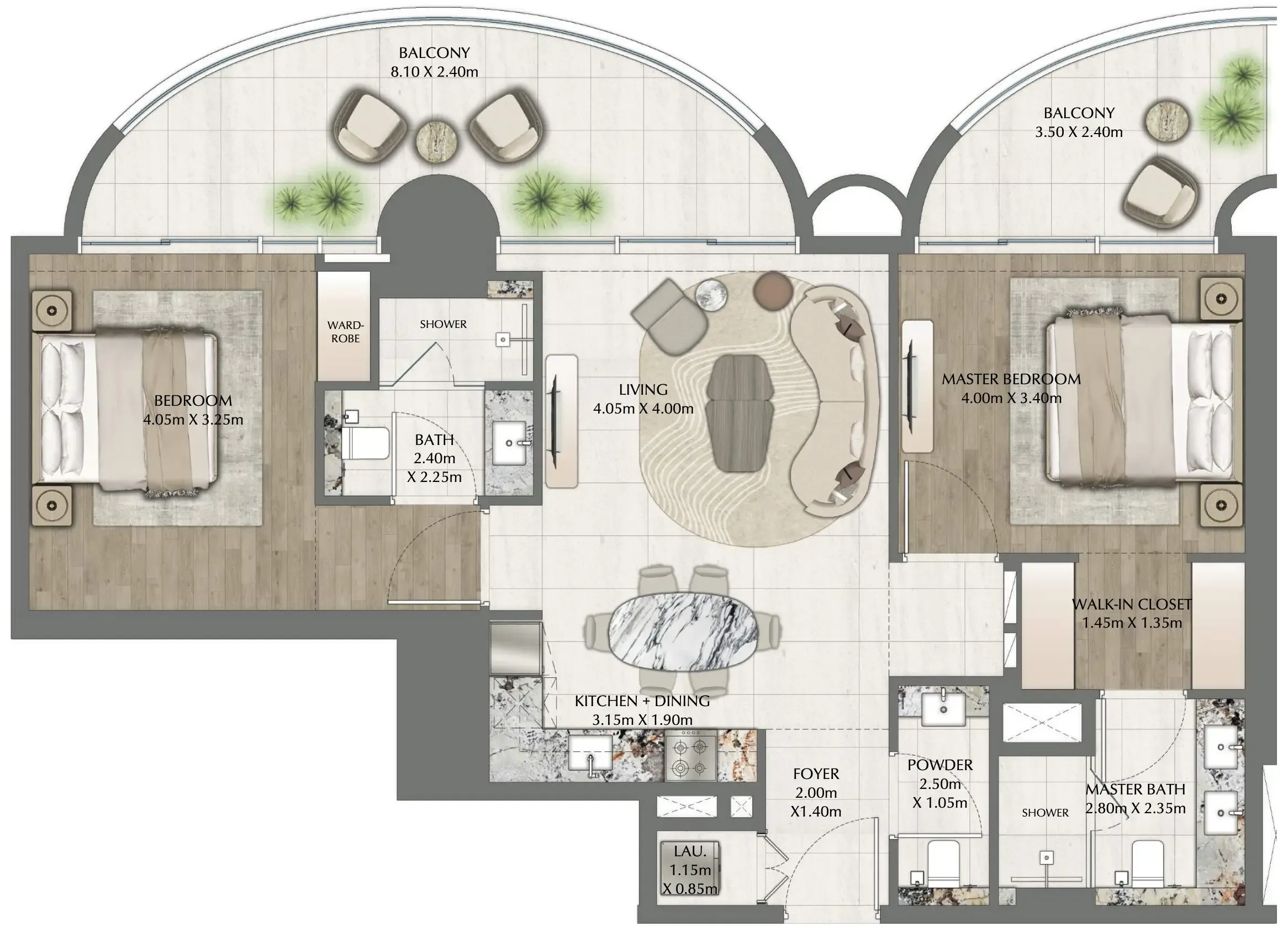 2BR Layout