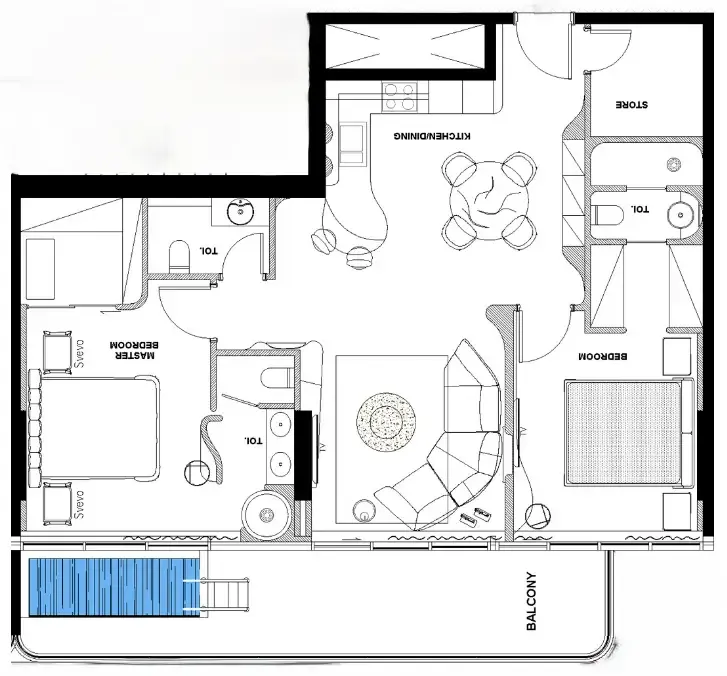Peace Homes Development Natuzzi Harmoni floor plan