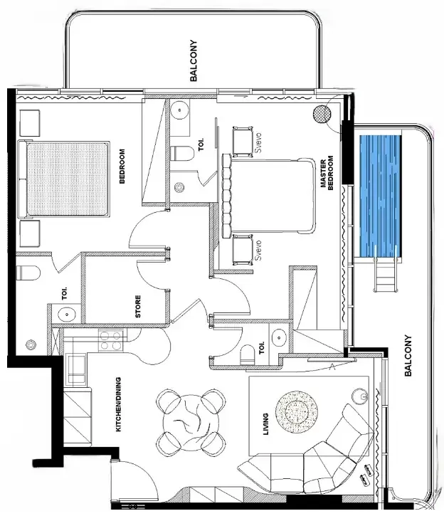 Peace Homes Development Natuzzi Harmoni floor plan