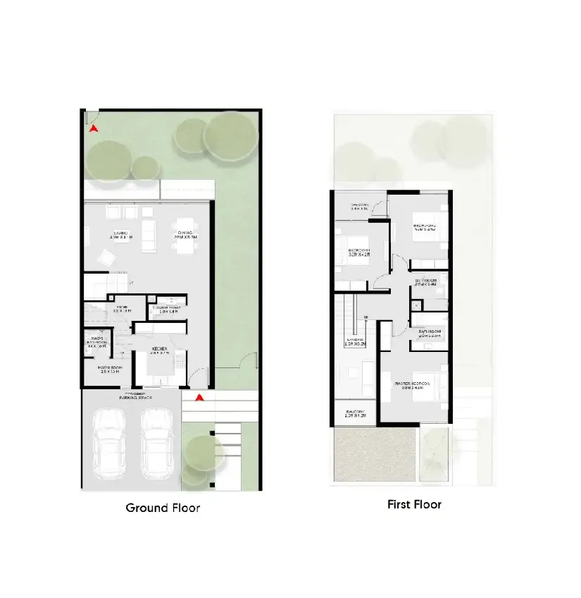 3-bedroom home floor plan