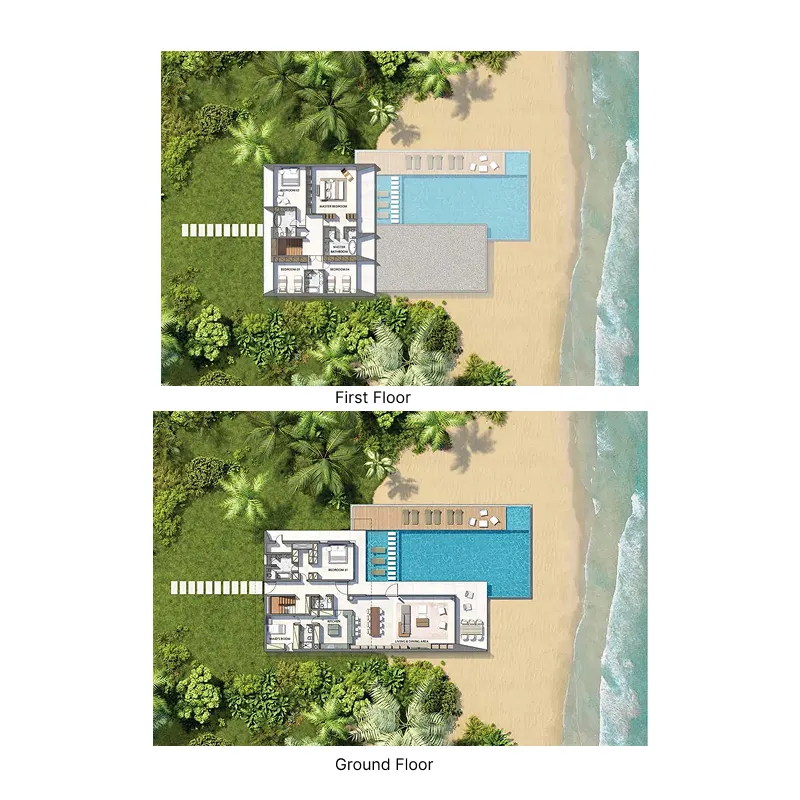 5-bedroom villa floor plan