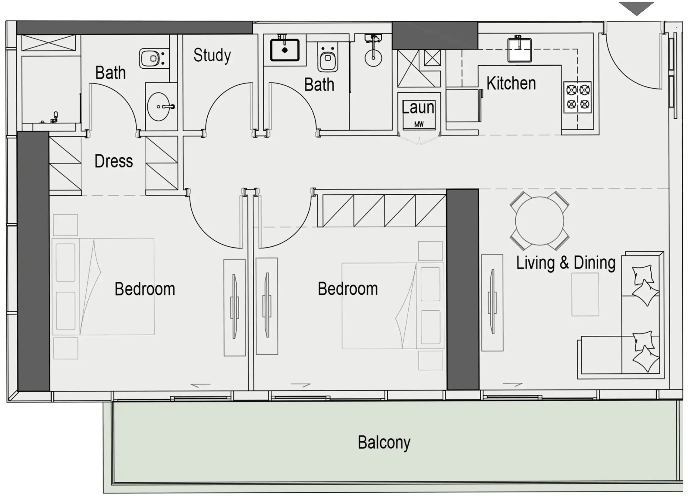 2BR Layout