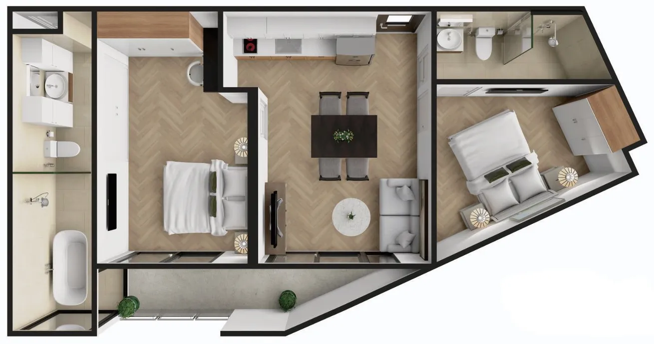 2BR Layout