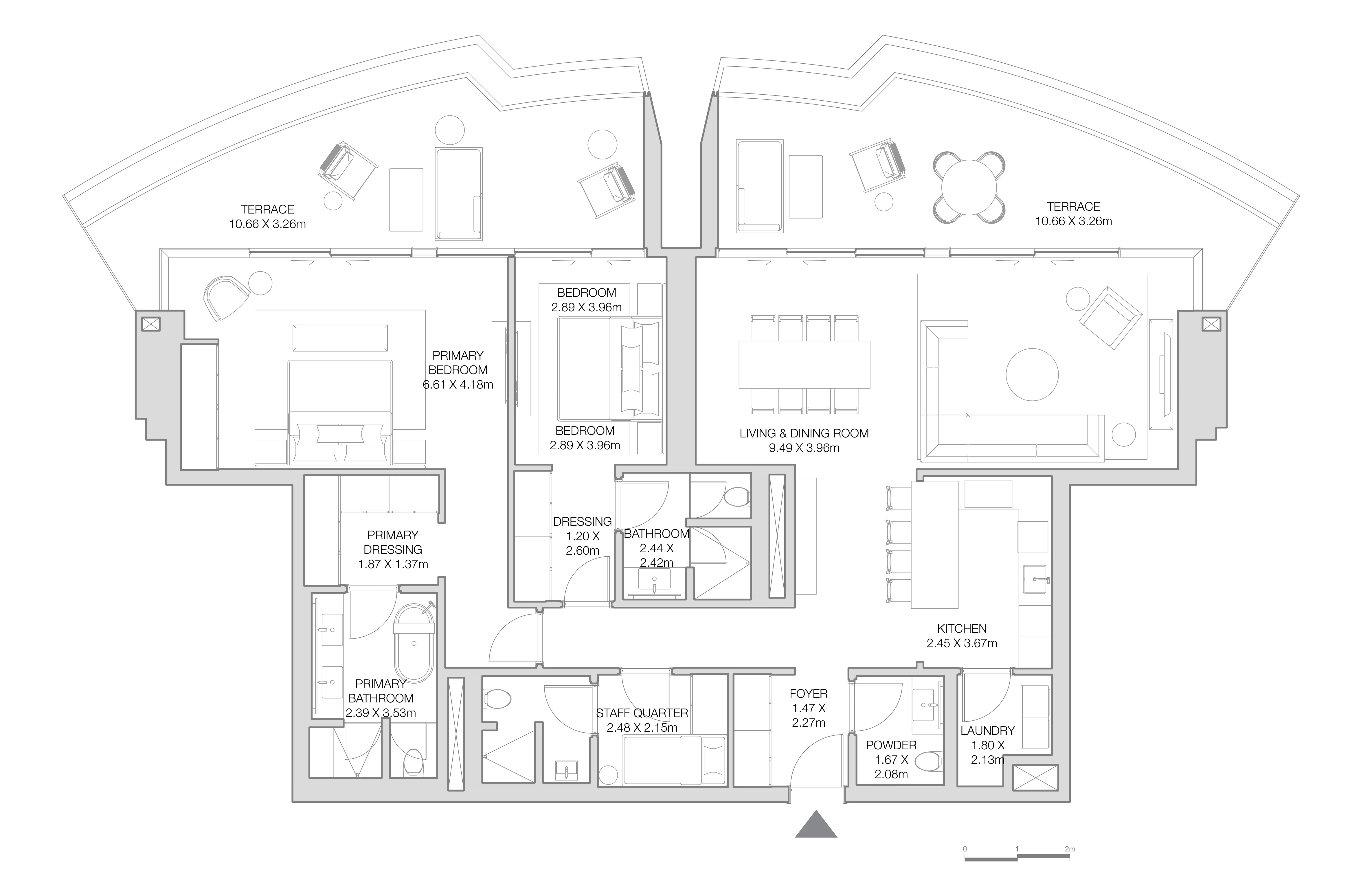 2BR Layout