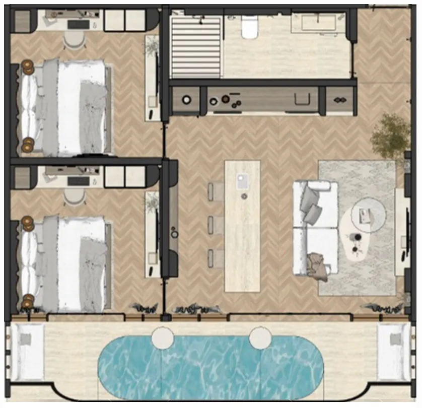 2BR Layout