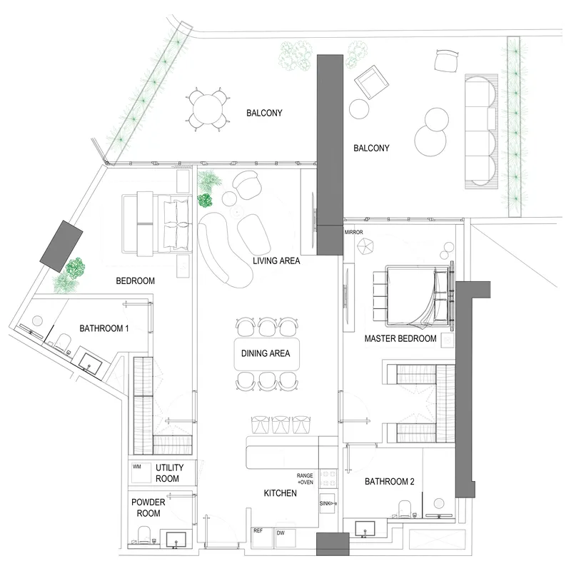 2BR Layout