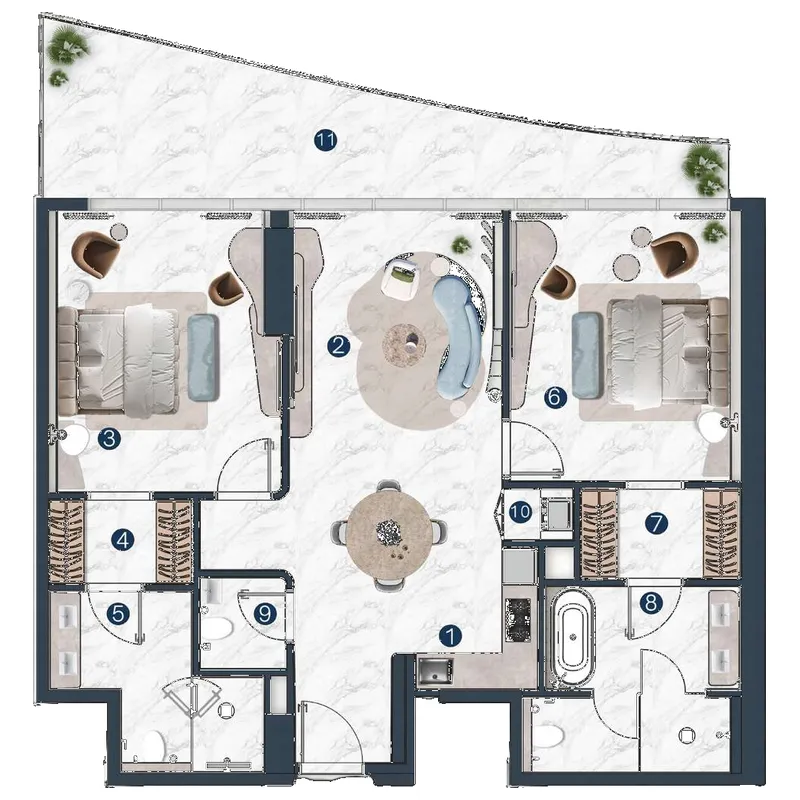 2BR Layout
