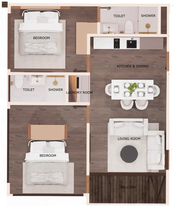 2BR Layout