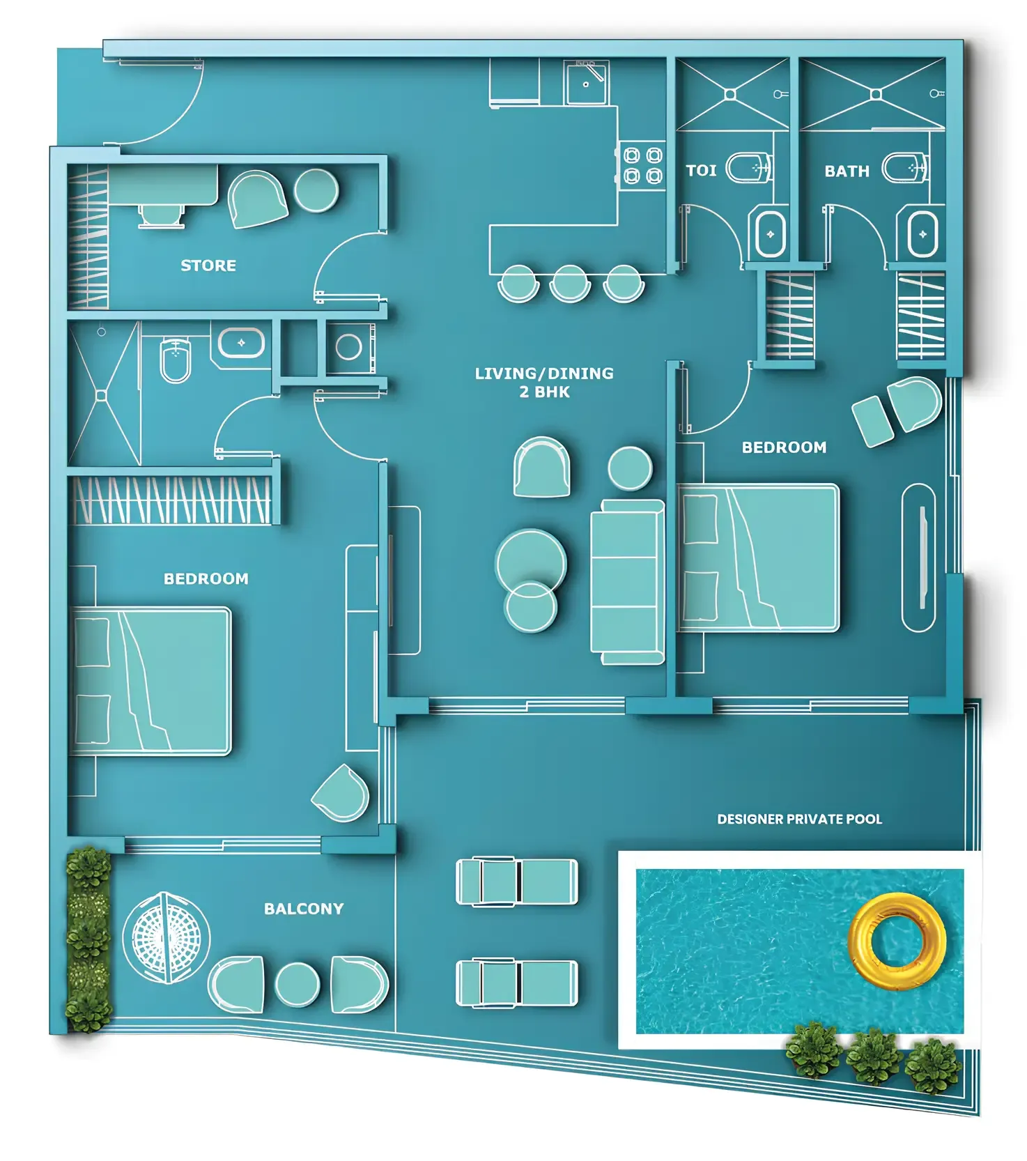 2BR Layout