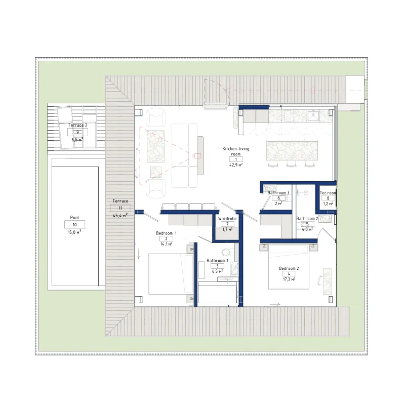 2BR Layout