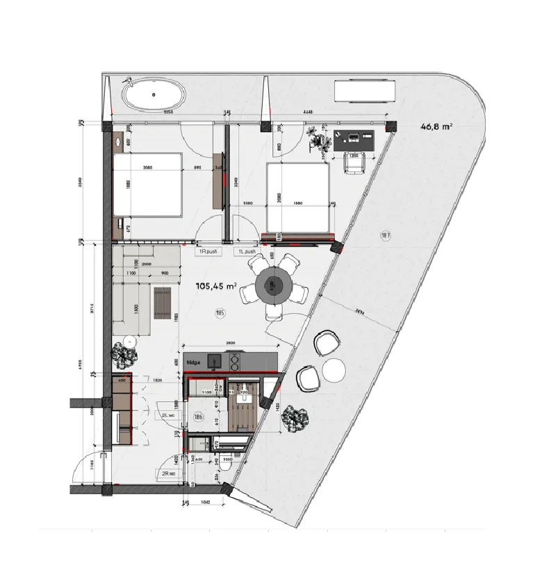 2BR Layout
