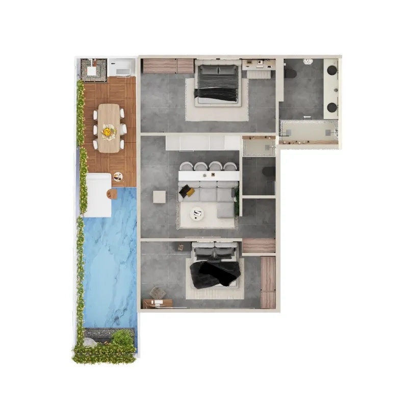 2BR Layout