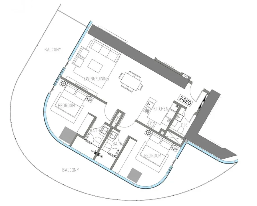 2BR Layout