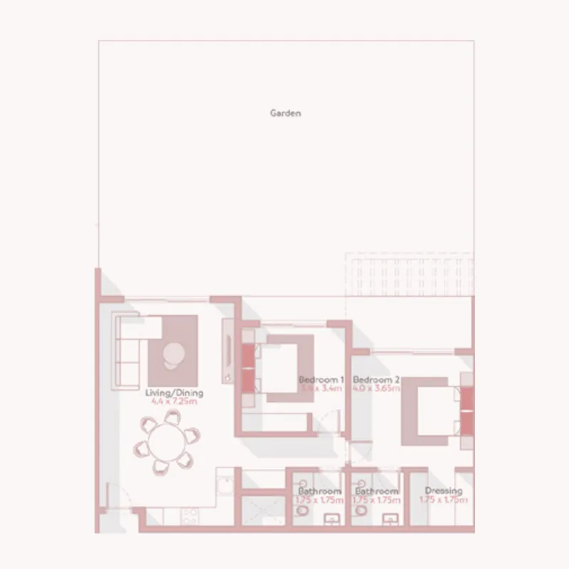 2BR Layout