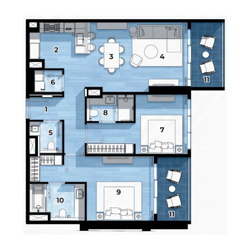 2BR Layout
