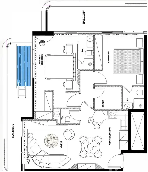 Peace Homes Development Natuzzi Harmoni floor plan