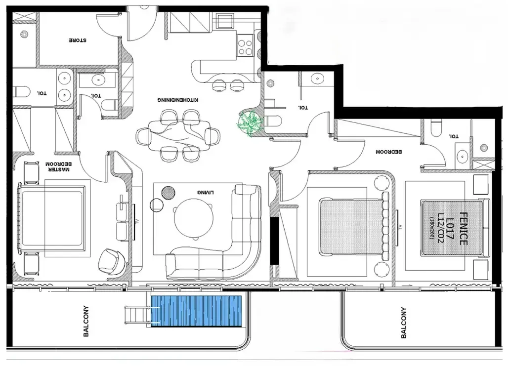 Peace Homes Development Natuzzi Harmoni floor plan