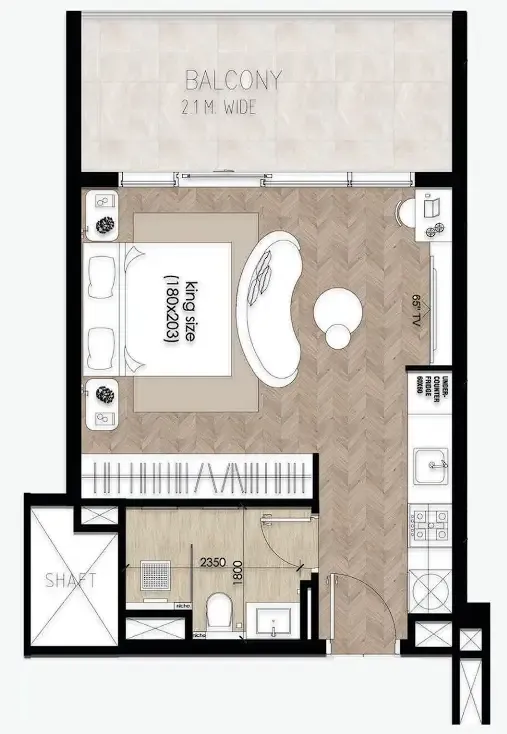 Studio floor plan