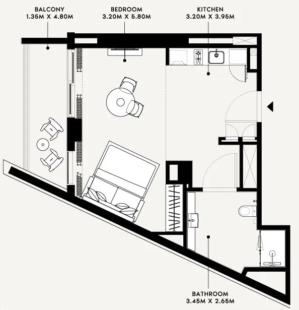 Studio floor plan