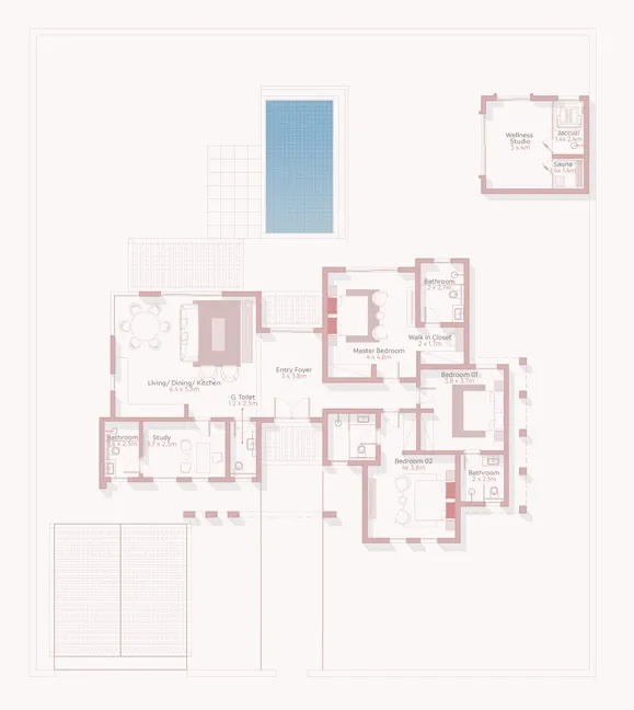 3BR Layout