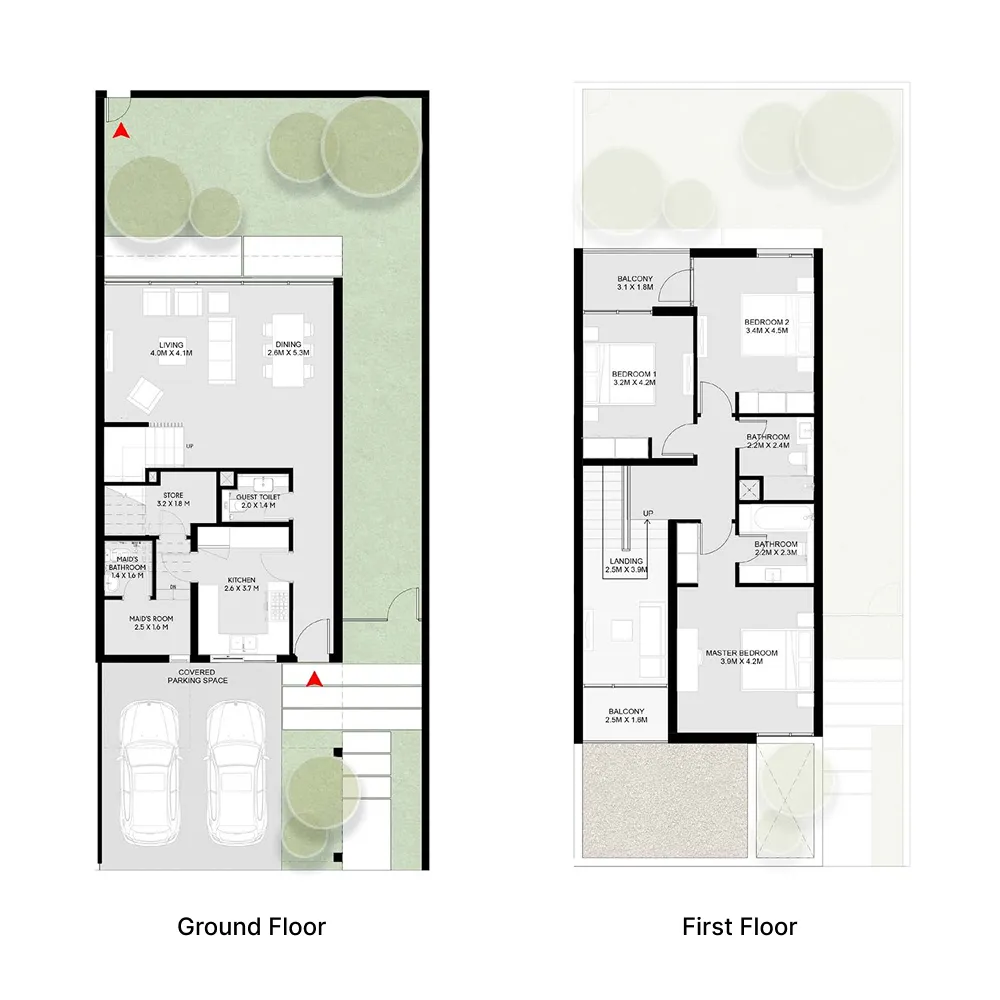 3-bedroom home floor plan