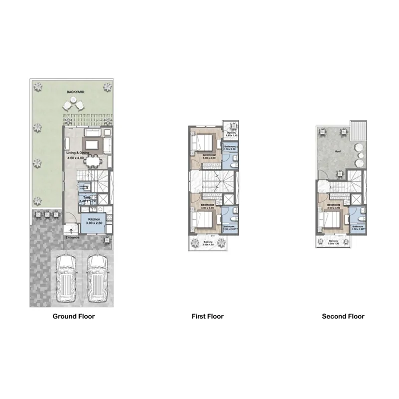 3 bed