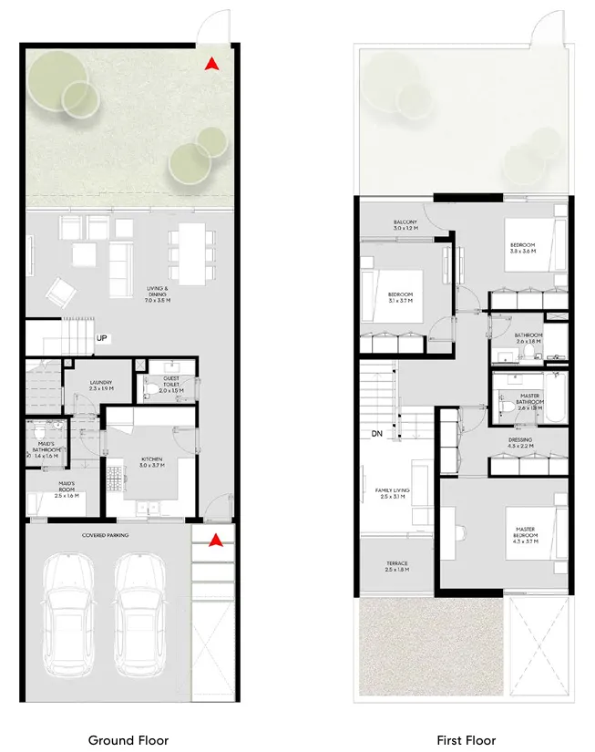 3-bedroom home floor plan
