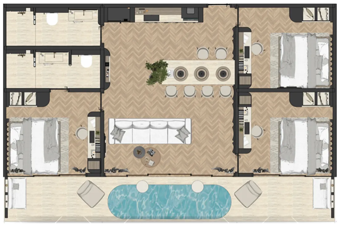 3BR Layout