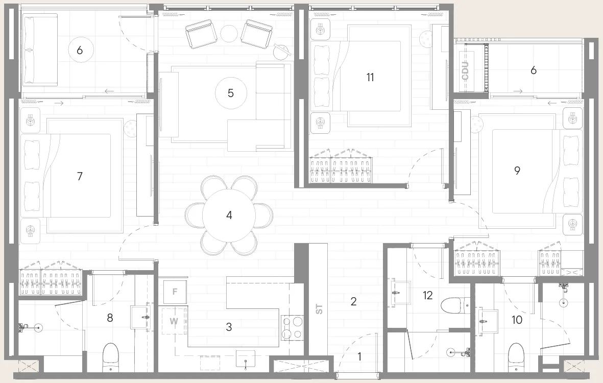 3BR Layout