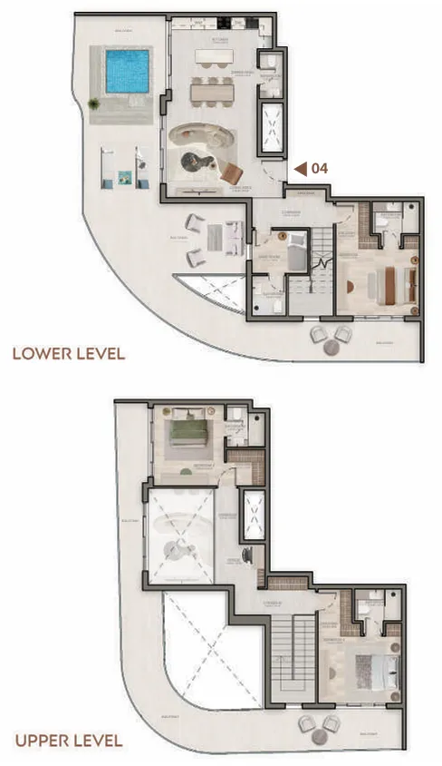 3 bedrooms floor plan
