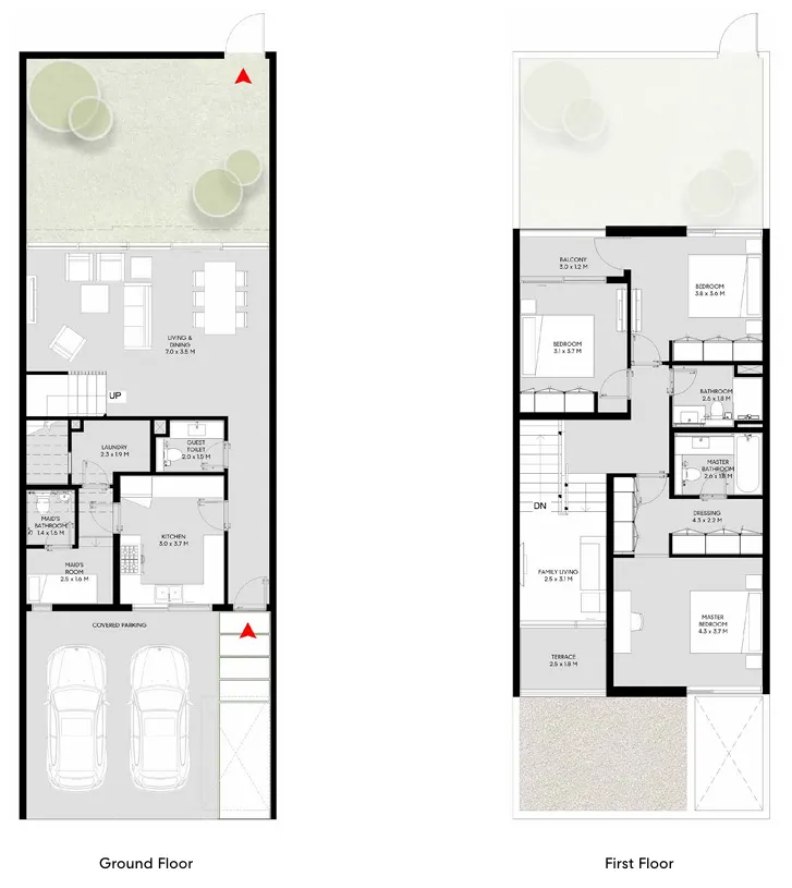 3-bedroom home floor plan