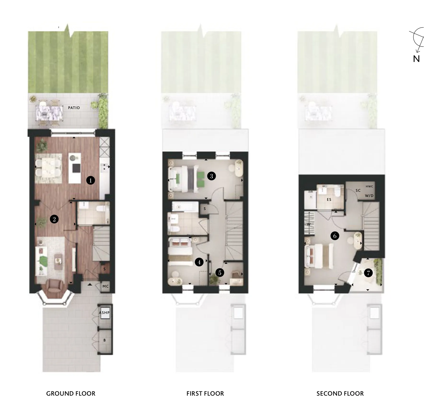 London Square Twickenham Square — 3 Bedrooms floor plan