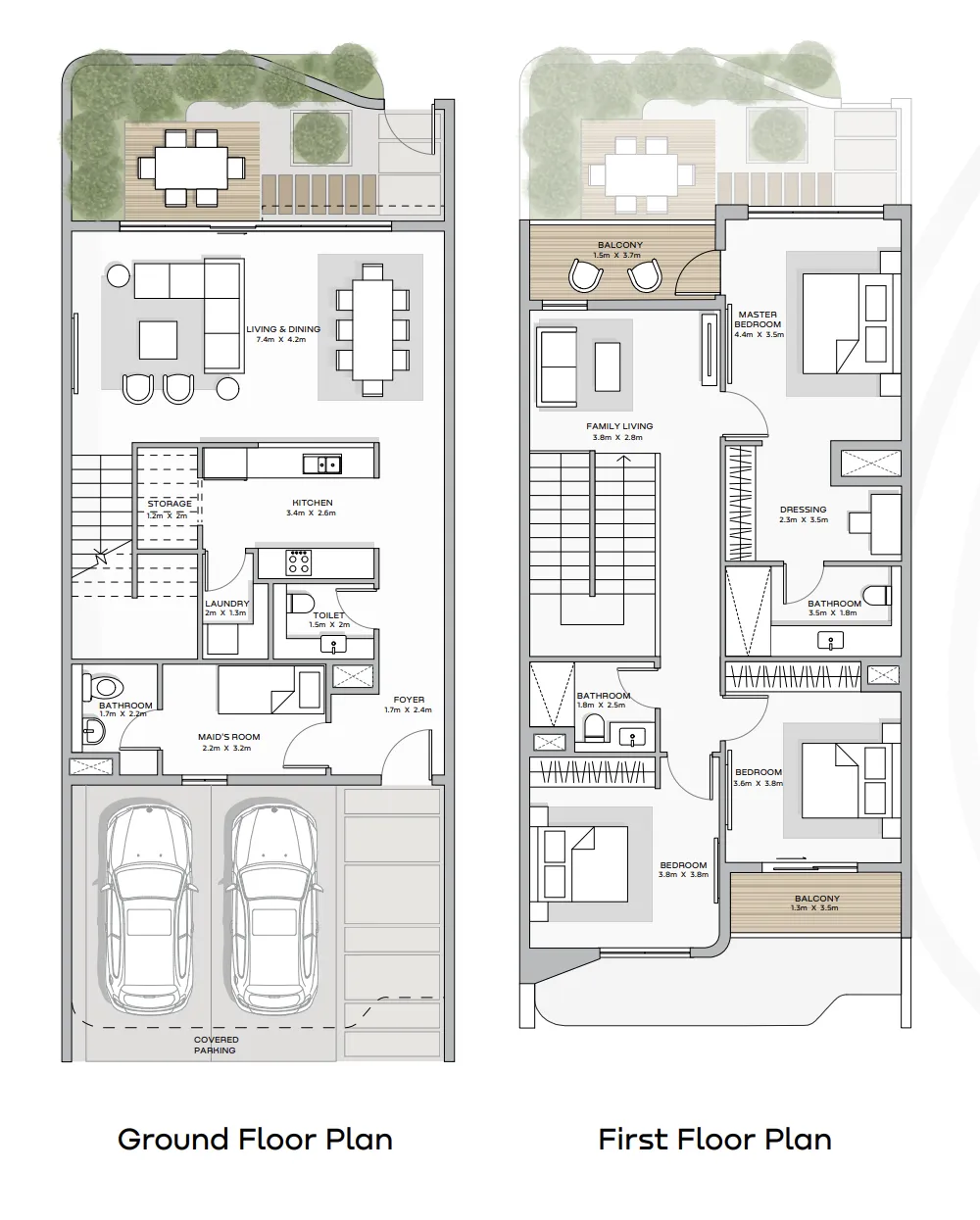 3-bedroom home floor plan