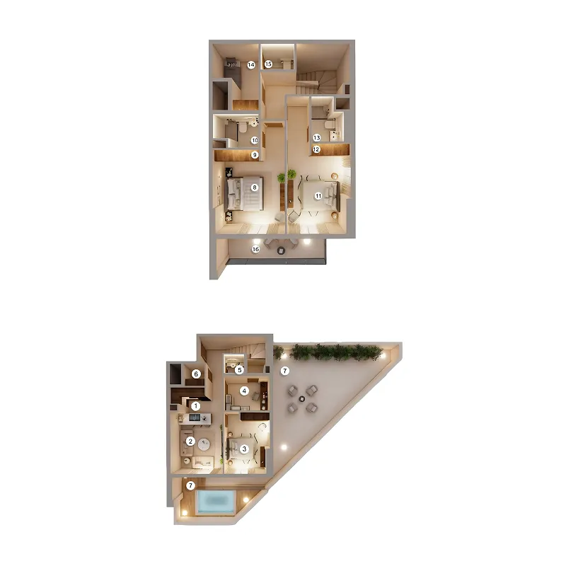 AYS Developers Q Gardens Loft 4BR floor plan