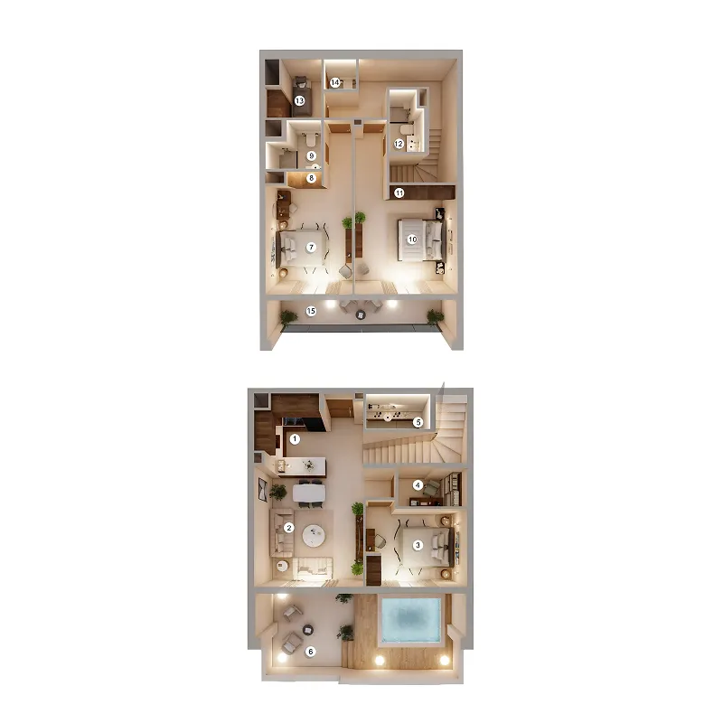 AYS Developers Q Gardens Loft 3BR floor plan