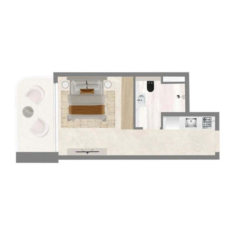 Studio floor plan