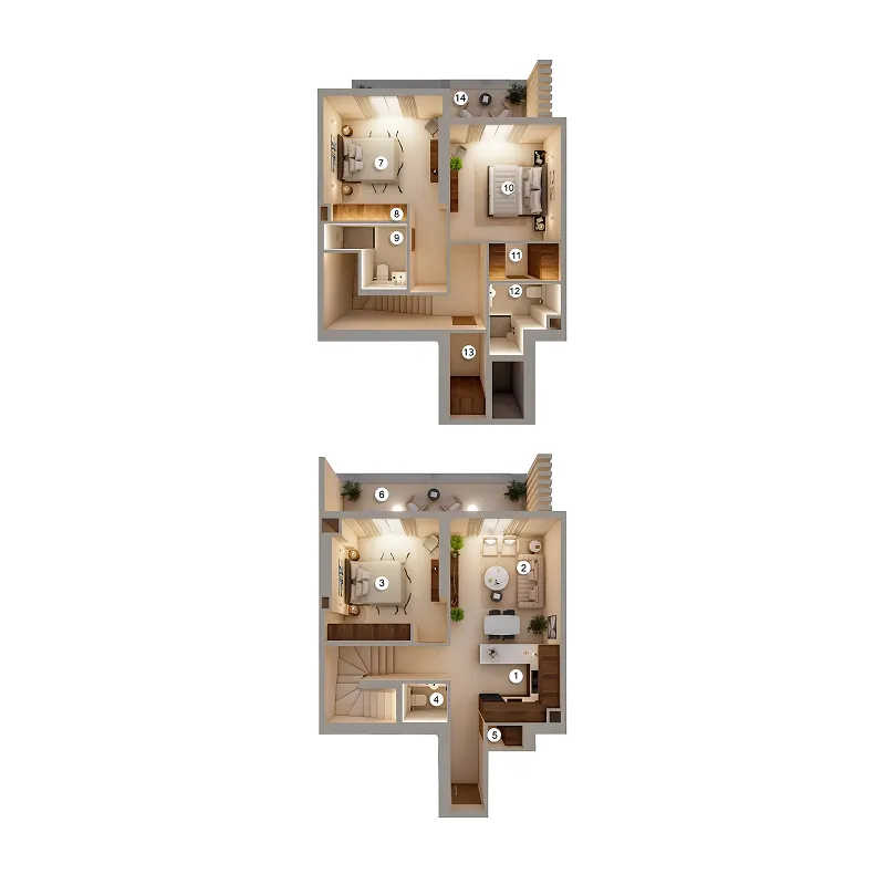 AYS Developers Q Gardens Loft 3BR floor plan