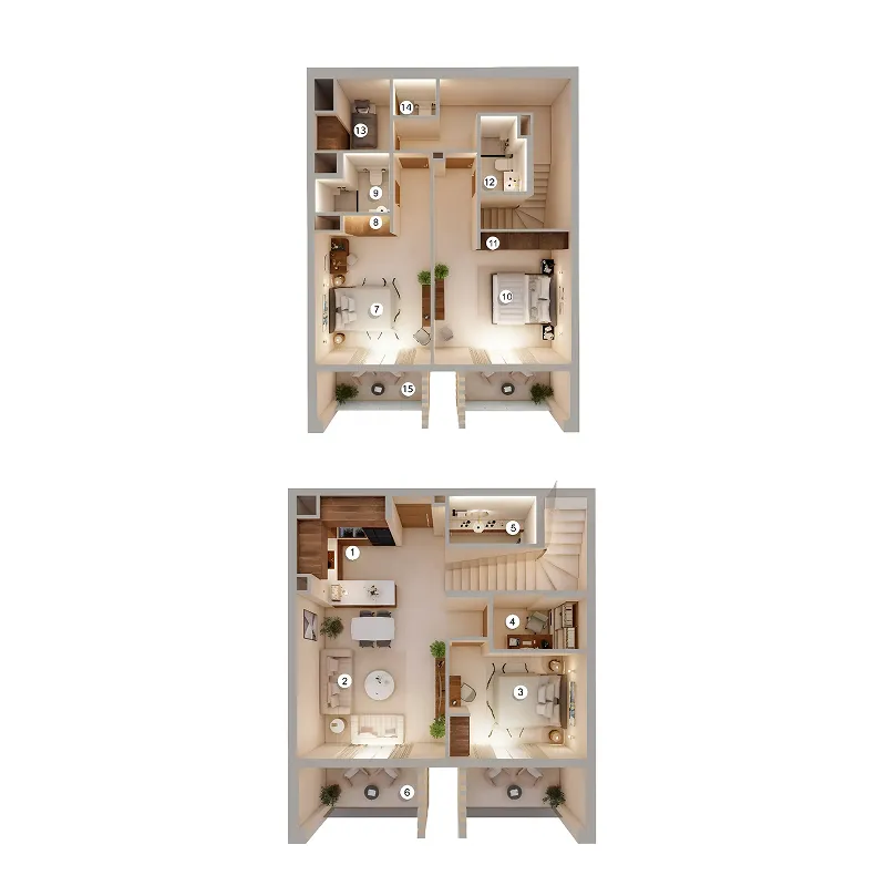 AYS Developers Q Gardens Loft 3BR floor plan
