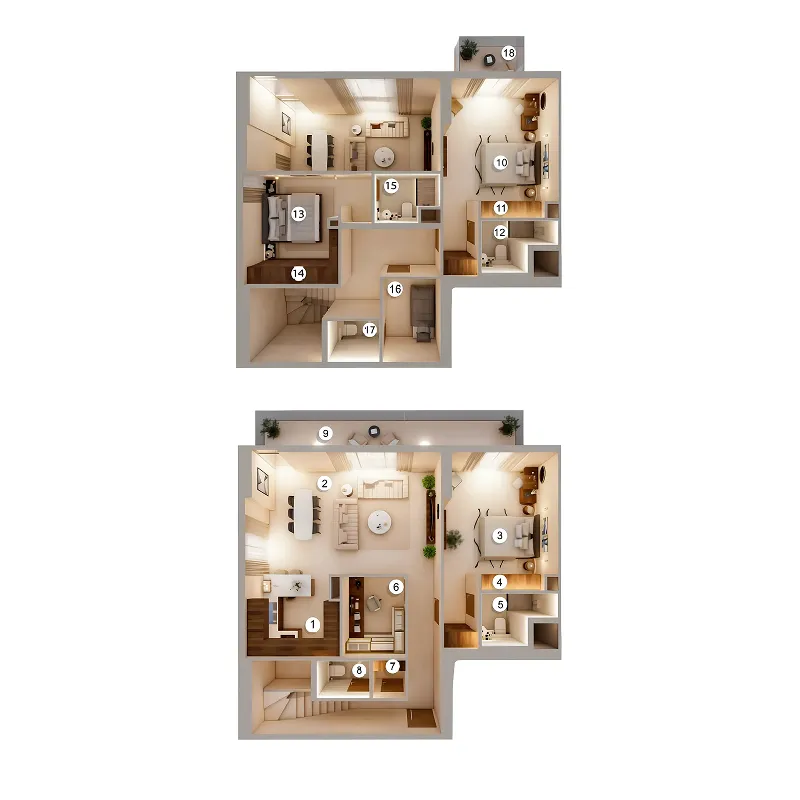 AYS Developers Q Gardens Loft 3BR floor plan