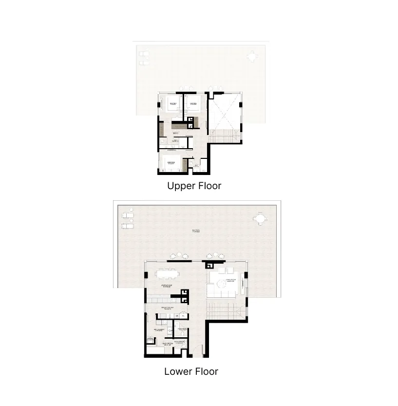 3 bedrooms floor plan