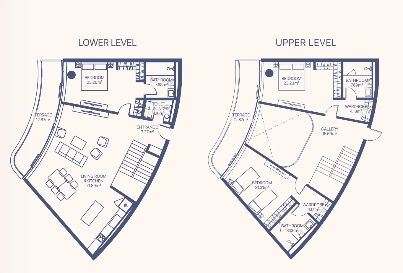 3 bedrooms floor plan