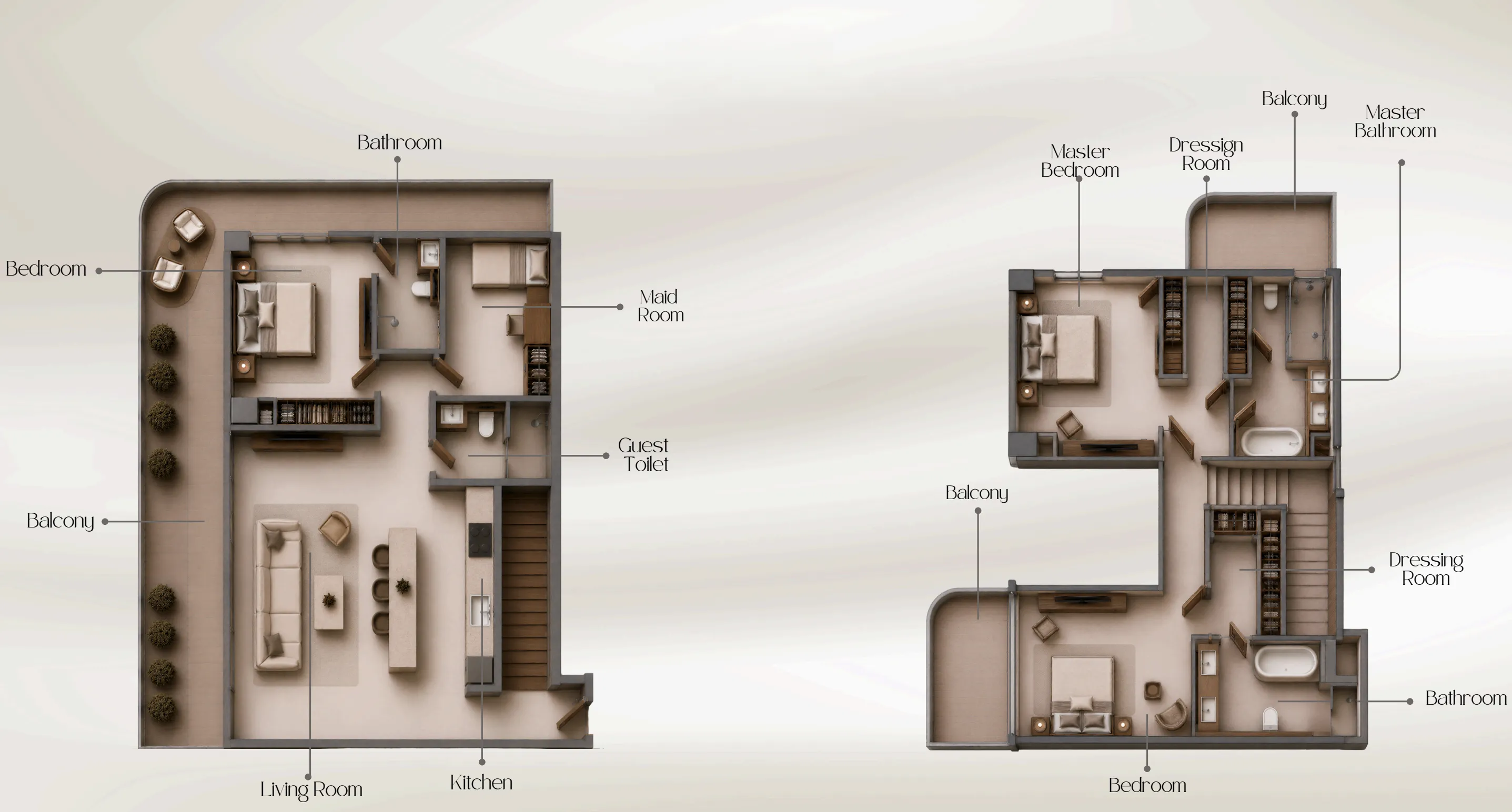 3 bedrooms floor plan