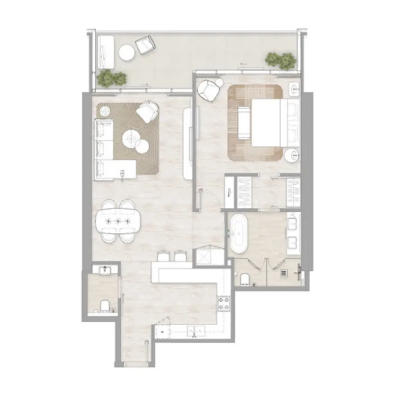 1BR Layout