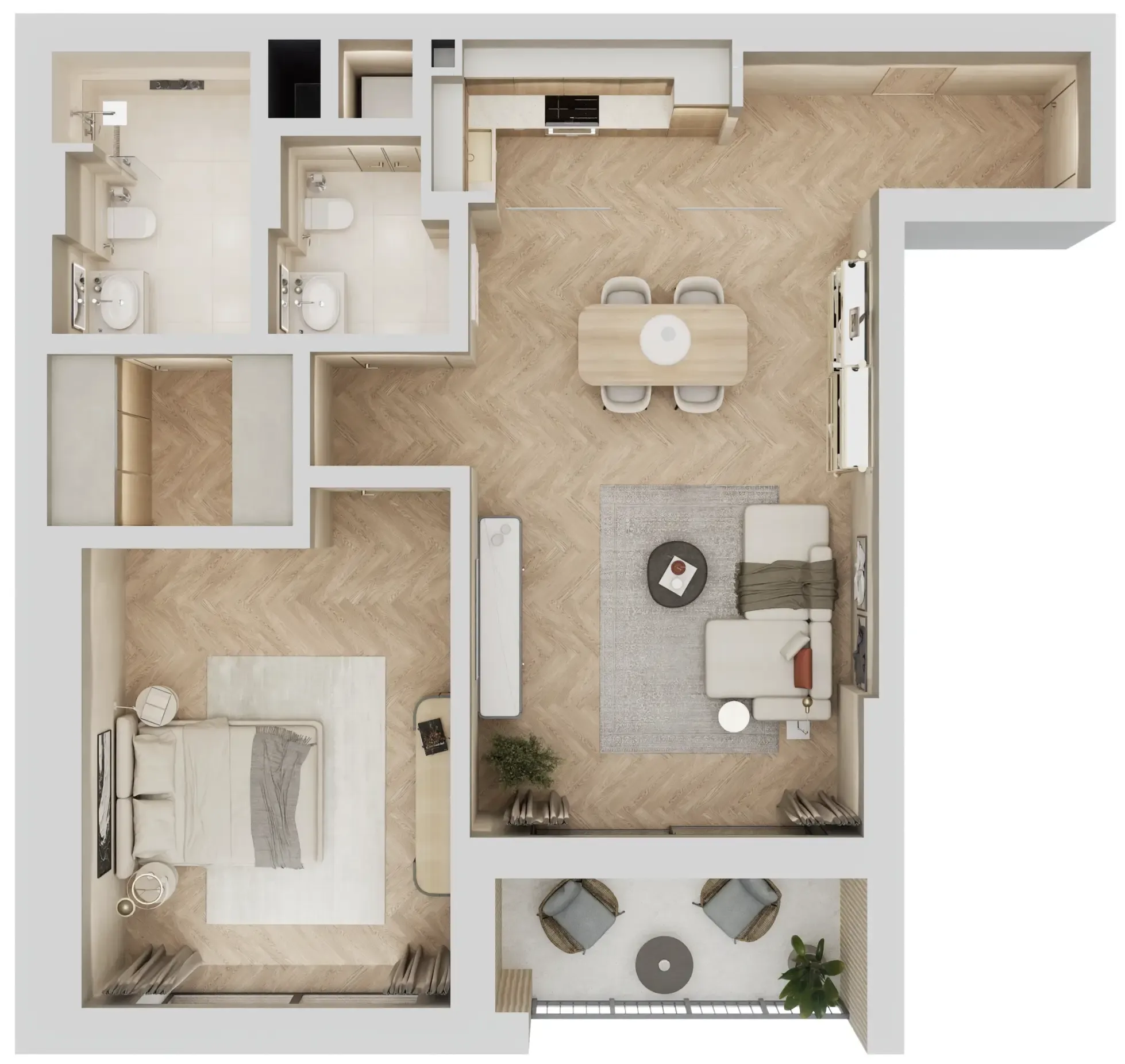 1BR Layout