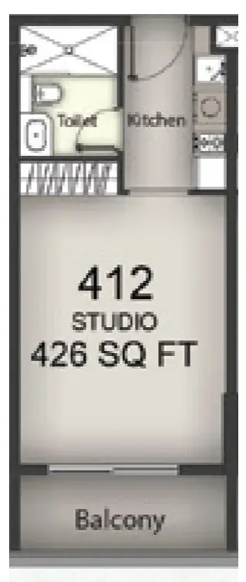 Studio floor plan