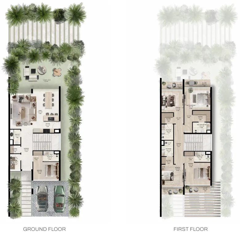 4 bedrooms floor plan